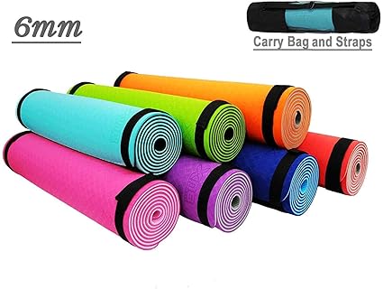 YogaStudio - Esterilla para yoga (6 mm de grosor Extra suave ...