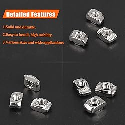 HELIFOUNER 200 Pieces 2020 Series M3 T Nuts, M3 T