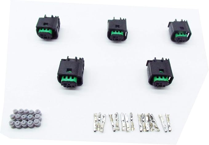 Cnkf 5 Sets DTP-Stecker 2-polig – Wasserdicht, Männlich/weiblich, Für Elektroautos & Industrie