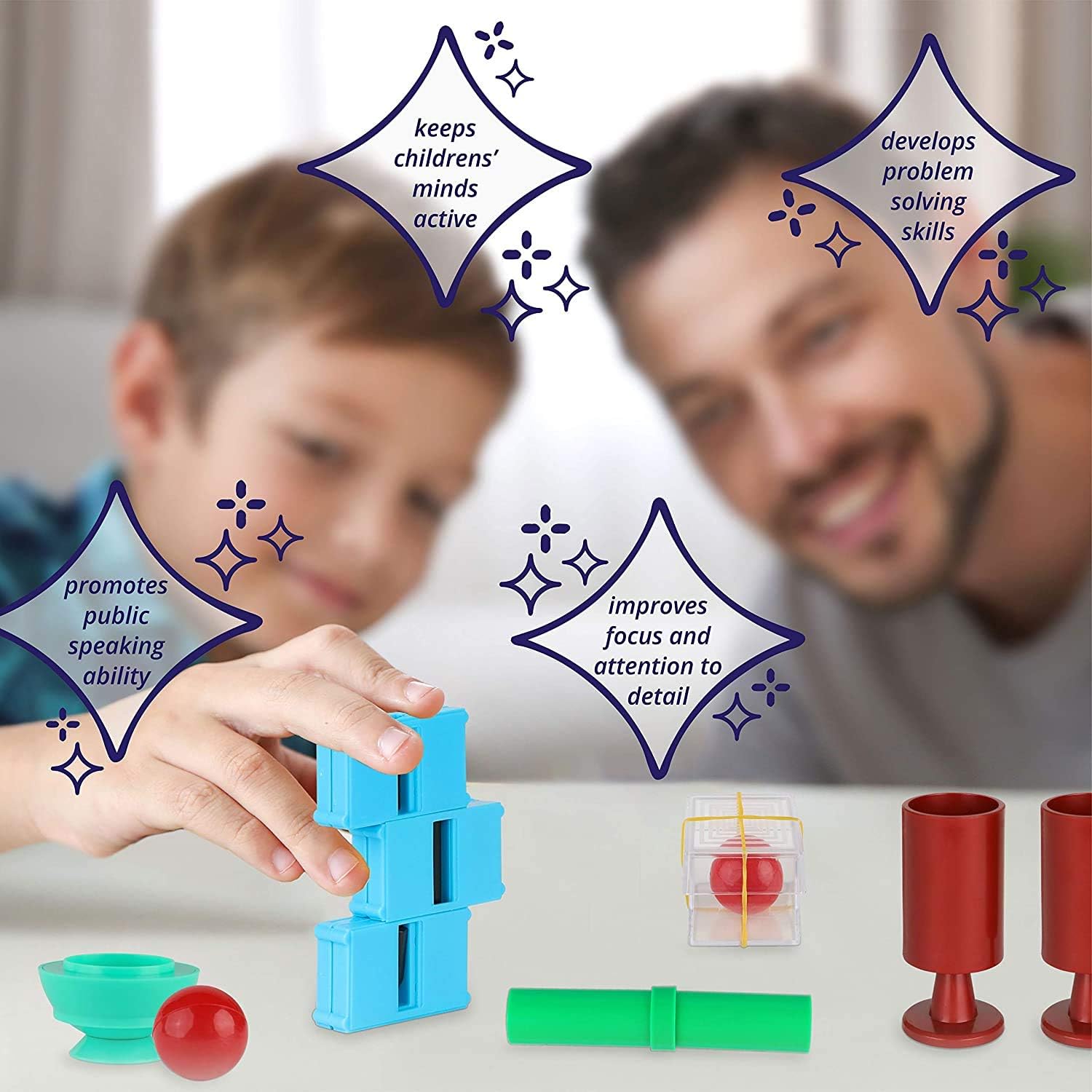 ToyVelt Magic Tricks Magic Set - Kids Magic Kit for Beginners with Over 200 Tricks and Instructions - Hours of Fun and Learning - for Boys and Girls Ages 5, 6,7 and Up: Toys & Games