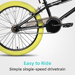 JOYSTAR 24 Inch Kids Bike Freestyle BMX Bikes for 7