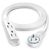Maximm 360 Degree Rotating Flat Extension Cord 6 Ft