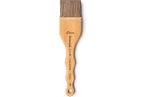 Herend Brush Series F-1725 (45mm) for Watercolor, Oilcolor, Acrylic with Horse Hair/Hake Flat Paintbrush