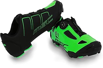 Msc Bikes Aero XC Zapatillas Ciclismo, Verde, 43 EU: Amazon.es: Deportes y  aire libre