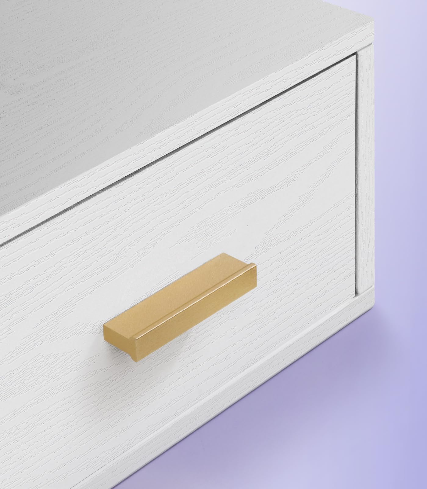 Mini Fridge Stand Holder with Drawer, Wood Vanity Organizer Countertop, Stackable Storage Drawer Box, Bathroom Counter Organizer, K-cup Coffee Pod Holder Drawer, White（Mini Fridge not included) - Image 7