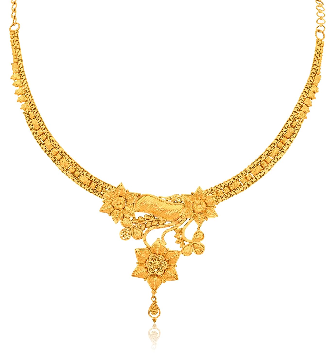 Buy Senco Gold 22k Yellow Gold Chain Necklace For Women At Amazon in