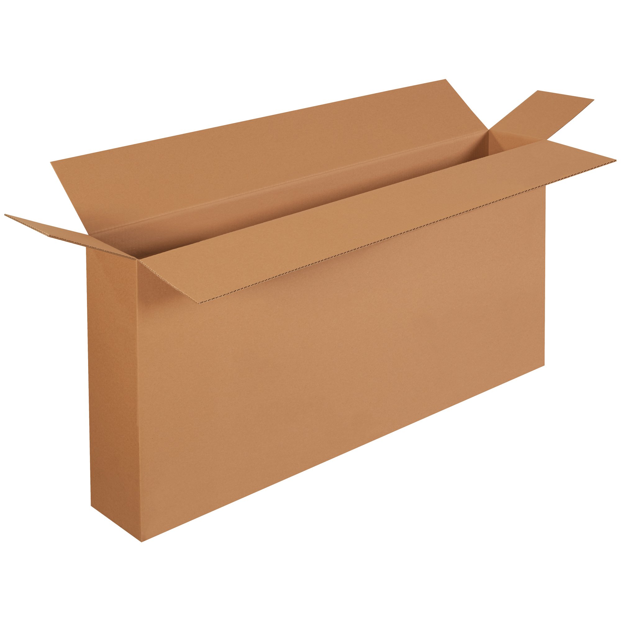 Photo 1 of **DENT DAMAGE**Box USA Moving Boxes, 48"L x 8"W x 24"H 10-Pack Large Side Loading Corrugated Cardboard Box for Packing, Shipping and Storage