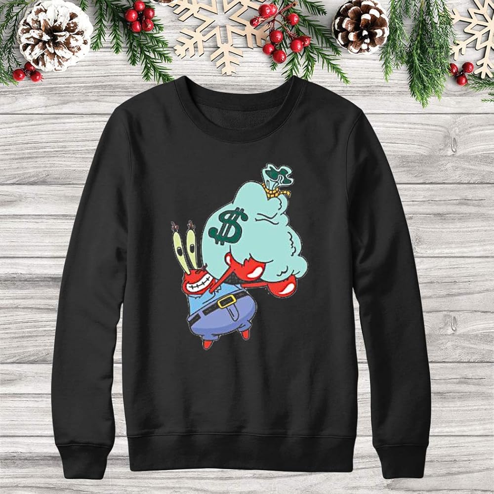 Mr Krabs Spongebob Holding A Bag Of Money S Kitilan
