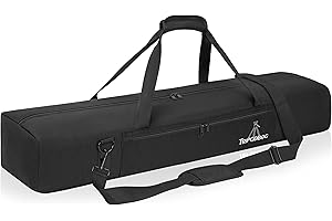 TORIBIO 41" Multifunctional Tripod Bag,Heavy Duty Tripod Carrying Case, Case for Music Stand,Mic Stand, Speakers, Tripods, Lights, Boom Stand, Cameras, Monopods Stand