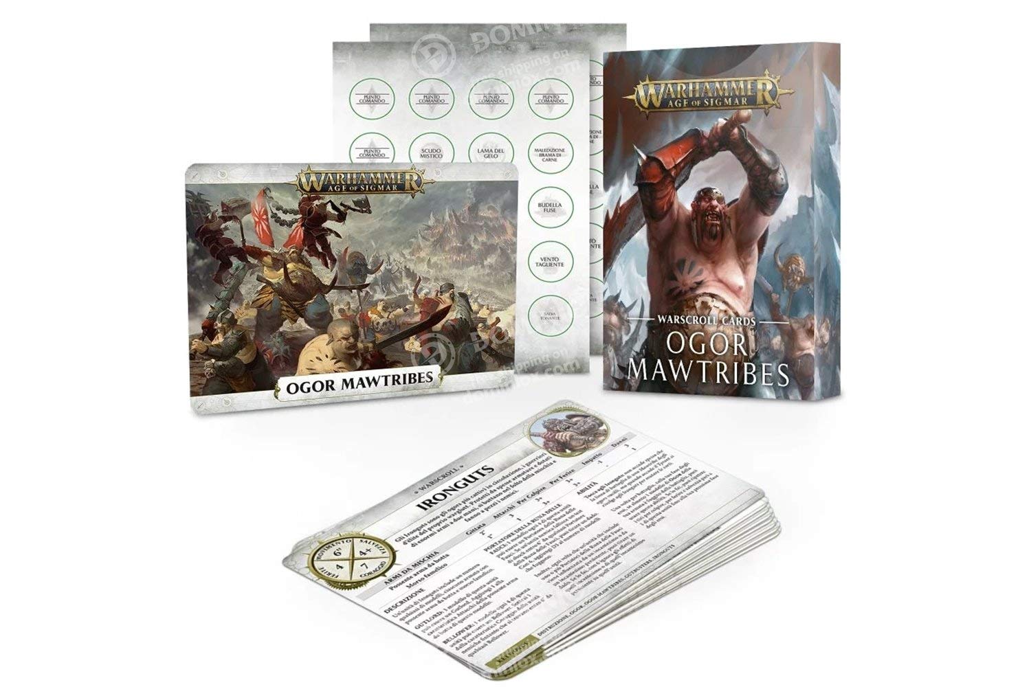 Games Workshop - Age of Sigmar: Warscrolls Cards: Ogor Mawtribe