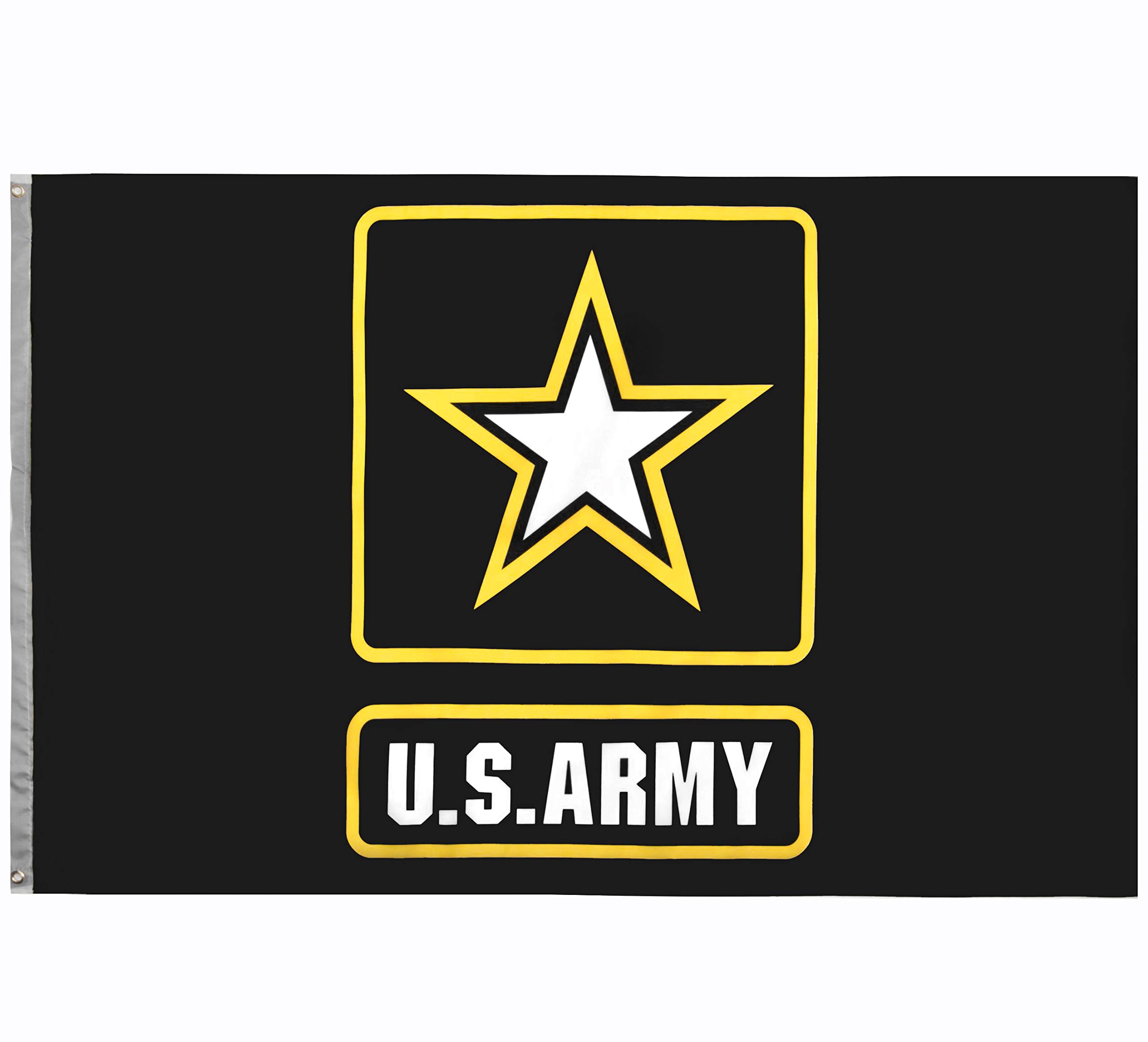 RainRoad US Army Military Flag 3x5 ft, Printed Polyester US Military Banner for Inside/Outside Use, Brass Gromme(Army Military Flag) …
