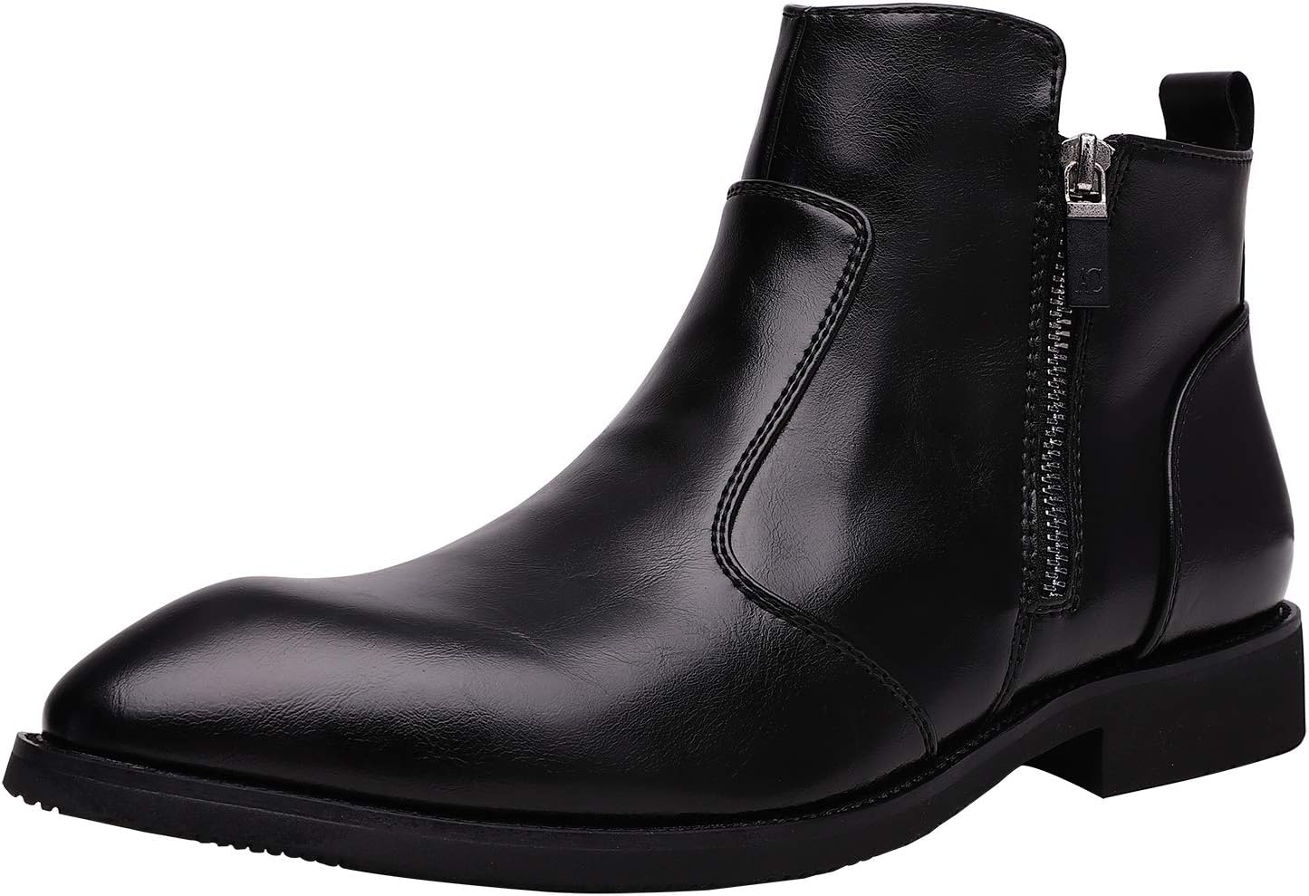 Men's Classic Chelsea Ankle Dress Boots Waterproof Leather Boots