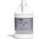 PRN Pharmacal Liqui-Tinic 4X, Iron Tonic, Liver Flavored, 1 Gallon | Concentrated Pet Iron Supplement with Vitamin B12 and B-Complex for Daily Nutritional Support