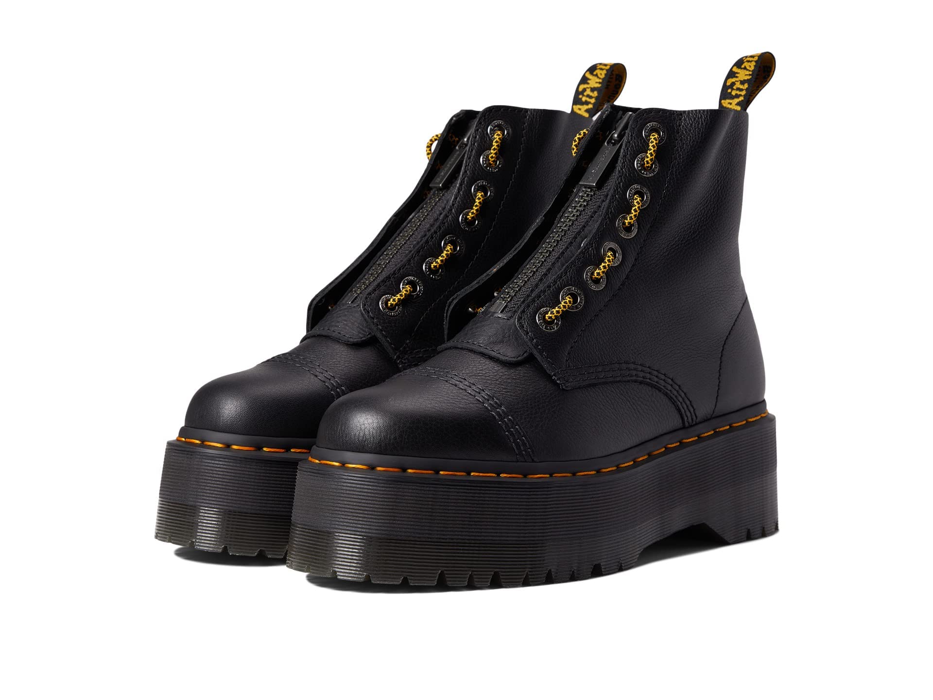 Dr. Martens Women's Sinclair Max Boot, Black Pisa, 9 Image