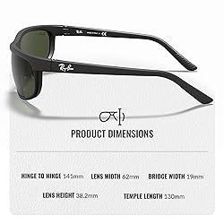 Ray-Ban RB2027 PREDATOR 2 Rectangle Sunglasses With