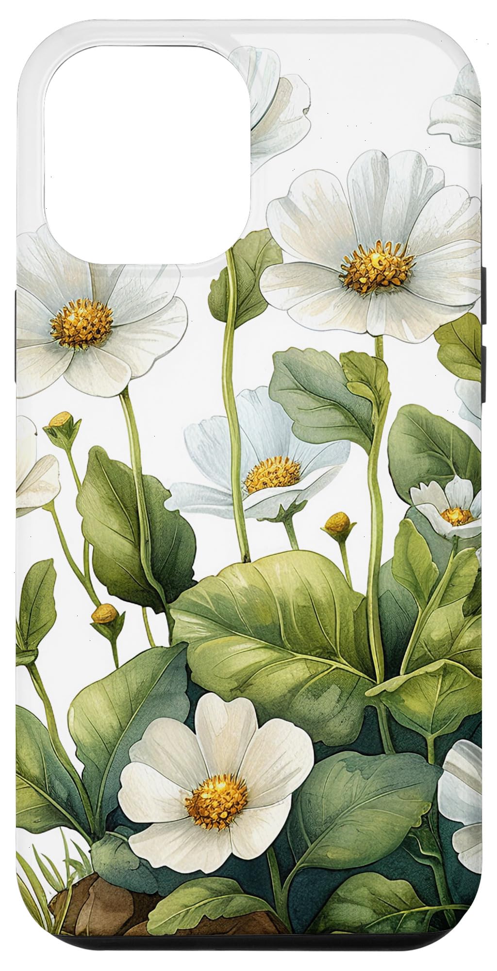 iPhone 12 Pro Max Feverfew Flower Cottagecore Graphic Case