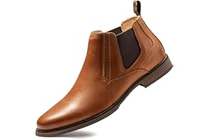 Arkbird Chelsea Ankle Boots for Men Genuine Leather Oxford Casual and Formal Dress Boot