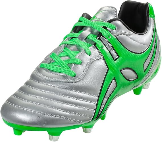 Amazon Com Gilbert Jink Pro 6 Stud Rugby Boot Silver Rugby