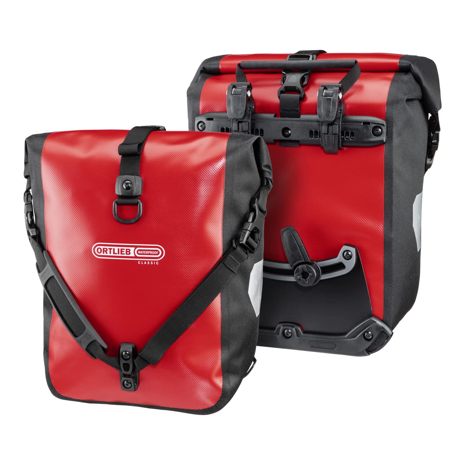 Ortlieb Sport-Roller Classic QL2.1 Saddle Bag - Red/Black, 25 Litre