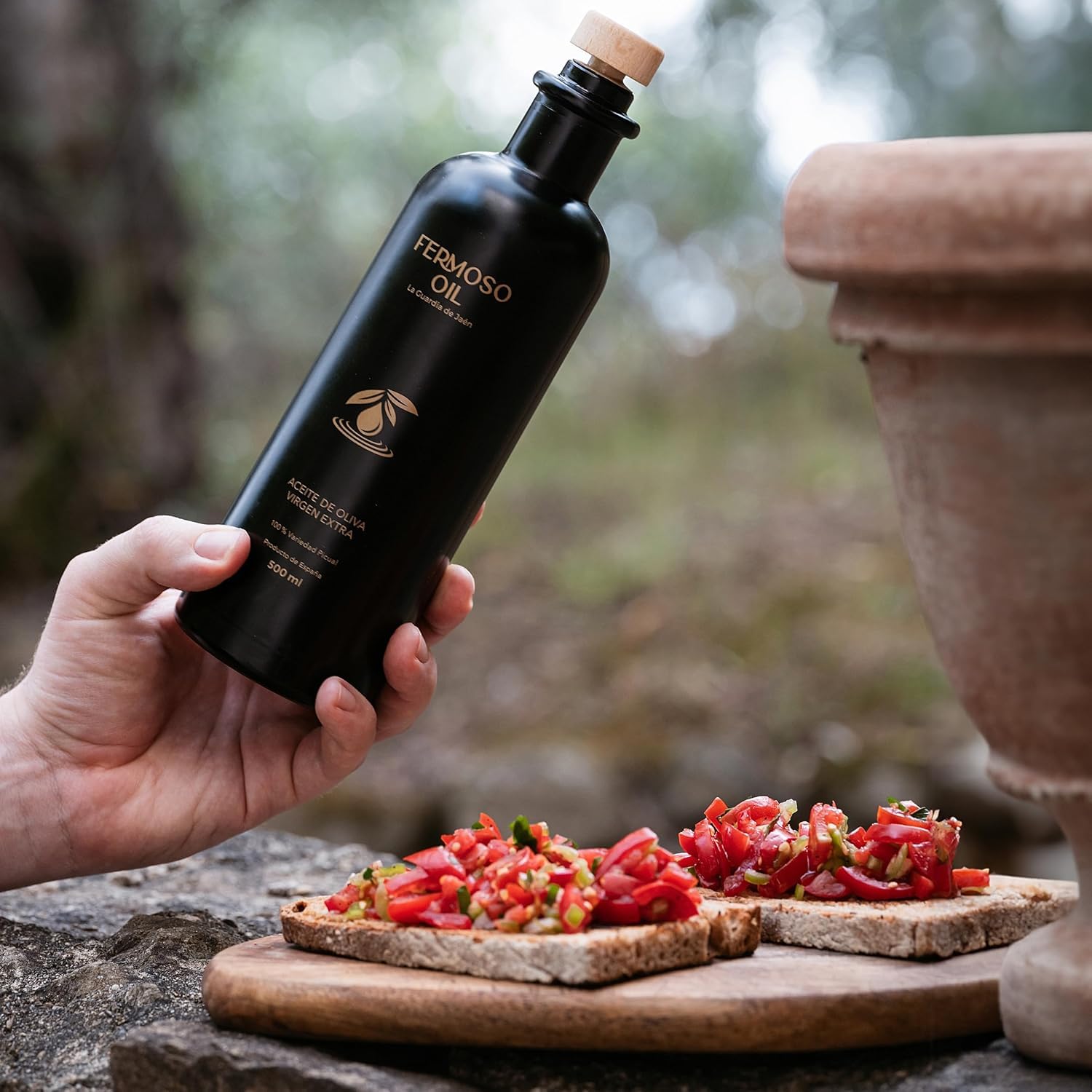 FERMOSO Olivenöl - Natives Olivenöl Extra (500ml) - 100 Prozent Picual-Oliven, kaltgepresst, polyphenolreich, DOP Sierra Mágina aus Spanien, Andalusien 8