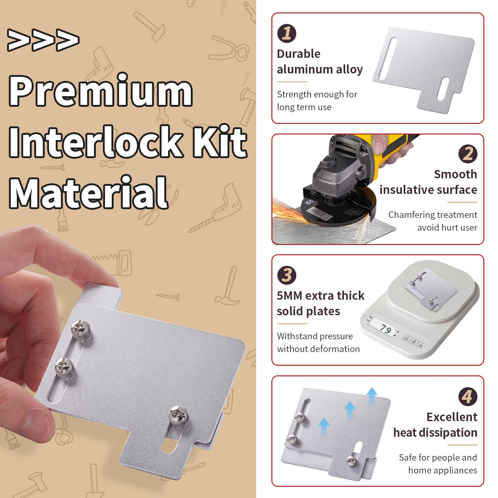 Generator Interlock Kit Compatible with Horizontal Main Cutler Hammer ...