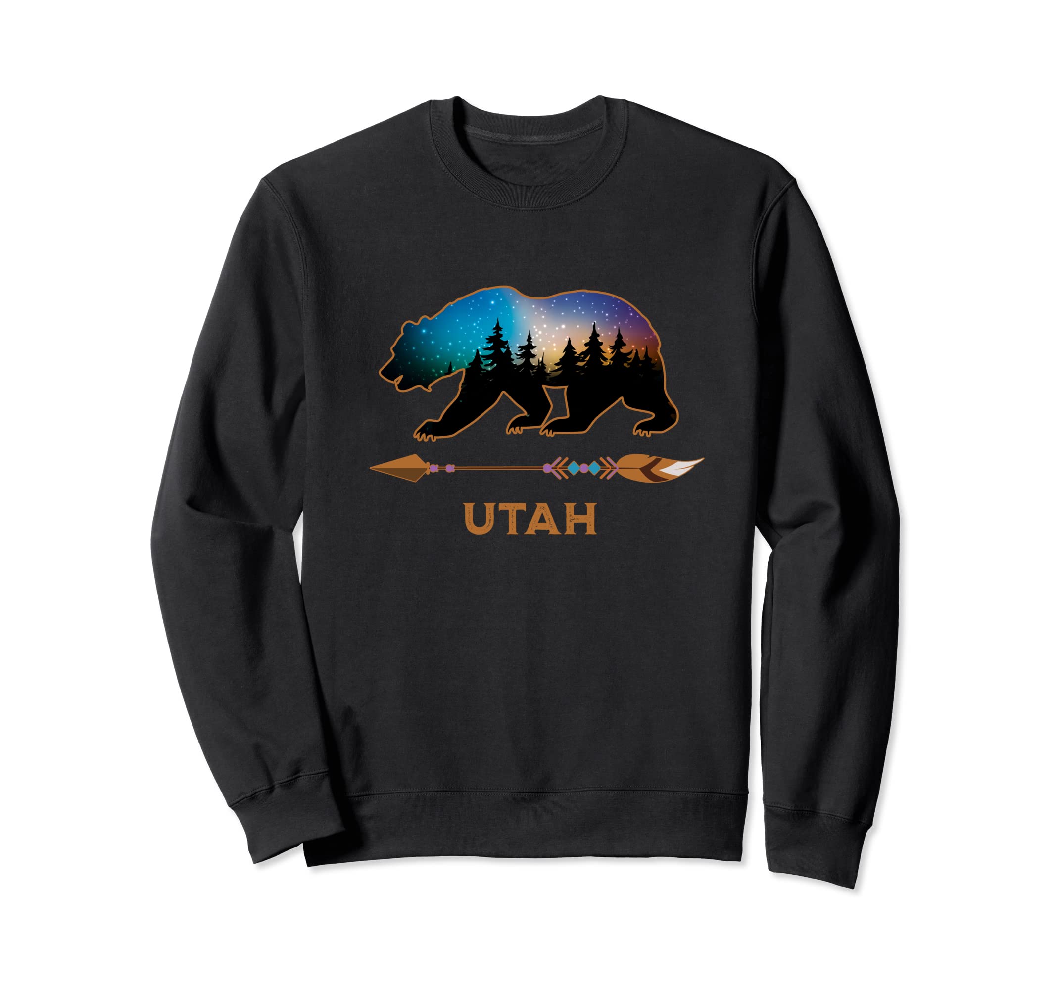 Utah American Black Bear Travel Souvenir Sweatshirt