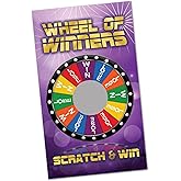 PROMO PRINTING GROUP, INC. Wheel of Winners Scratch Off Cards - (30 Cards)