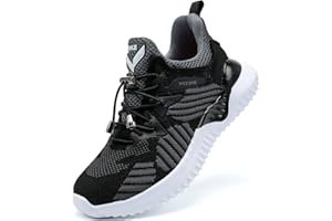 JMFCHI Boys Girls Kids' Sneakers Knitted Mesh Sports Shoes Breathable Lightweight Running Shoes for Kids Fashion Athletic Casual Shoes