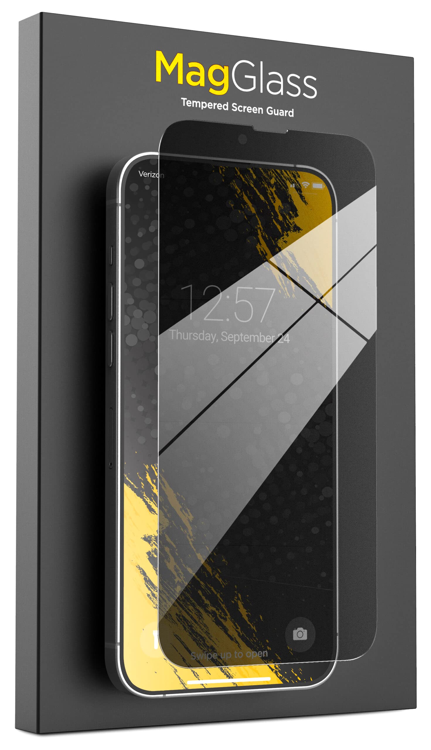 magglass Privacy+ Guard for iPhone 14 PRO MAX Privacy Screen Protector Tempered Glass, Case Compatible (Anti-Spy Side Tint)