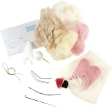 Trimits Christmas Needle Felting Craft Kit Angel with Roving Wool and view 3