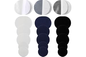 Shoe Patches for Holes 18Pcs Self Adhesive Invisible Heel Anti-Wear Sticker Fibre Cloth Shoe Heel Repair Patch for Sneakers, 