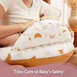 momcozy Petite Nursing Pillow Close-Fit Starry Moon Breastfeeding Support view 5