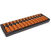 YMI Soroban Japanese Abacus, 13 Column, Montessori Math Tool, 9.7 in