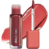 about-face Blur Matte Lip Plump – Soft-Matte Liquid Lipstick with Plumping Effect – Hydrating, Vegan, Cruelty-Free, Clean Beauty – 0.2 oz (Coquette - Rosy Peach)