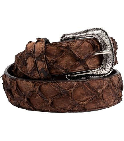 Cody James Men's Men'S Exotic Lizard Belt - CJAHO24BT21-BLKCY 44