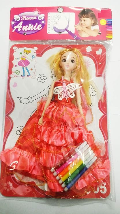 BabyBaba Doll Set (Princess with Art Set)