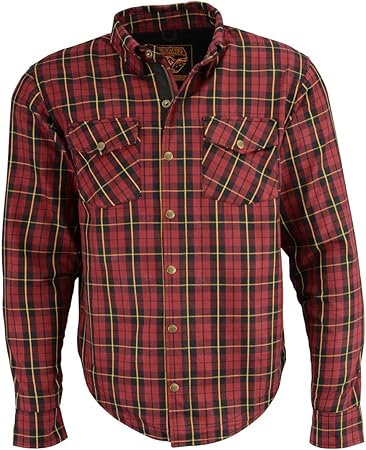 milwaukee performance men's denim biker shirt with aramid