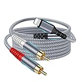 QIMIAOUS [MFi Certified] 10.5FT Lighting to RCA