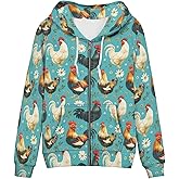 Pointodoor Womens Zip Up Hoodies Long Sleeve Hoodie Sweatshirt Y2K Hooded Jacket 2024 Trendy Fall Winter Clothes Size XS-4XL