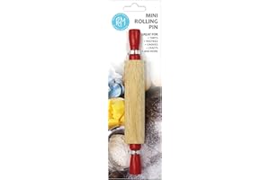 R&M International 2785 Mini Rolling Pin, Carded, One Size, Brown