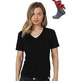 Merino.tech Merino Wool T Shirt Women - 100% Merino Wool Base Layer Women Short Sleeve Moisture-Wicking Tee and Hiking Socks