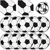 40Pcs Soccer Plates and Napkins Party Supplies - Soccer Birthday Party Decorations Tableware Set, Disposable Paper Dinner Plates Napkins for Sport Themed Soccers Parties Table Decor Favors, Serves 20