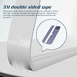HNNHOME D-Shape EPDM Draft Excluder Self-Adhesive Window Door Seal 9x6mm 10M view 3