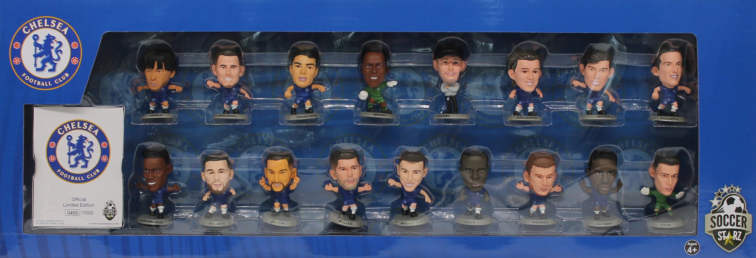 SoccerStarz - Chelsea Team Pack 17 figure (2022/23 Version Classic Kit)