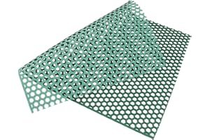 Happyyami Dog Cage Foot Mat with Dense Holes PVC Breathable Pad for Pet Cage Isolation and Drainage, Sturdy