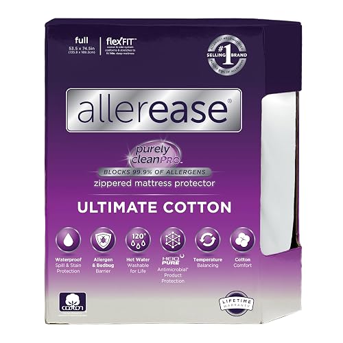 AllerEase Ultimate Allergy Protection and Comfort Zippered Mattress ...