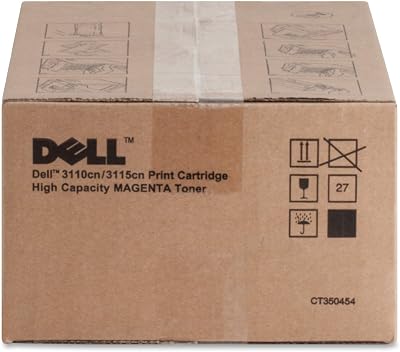 Dell High Capacity Magenta Toner Cartridge 8000 Pages for 3110cn Laser Printer