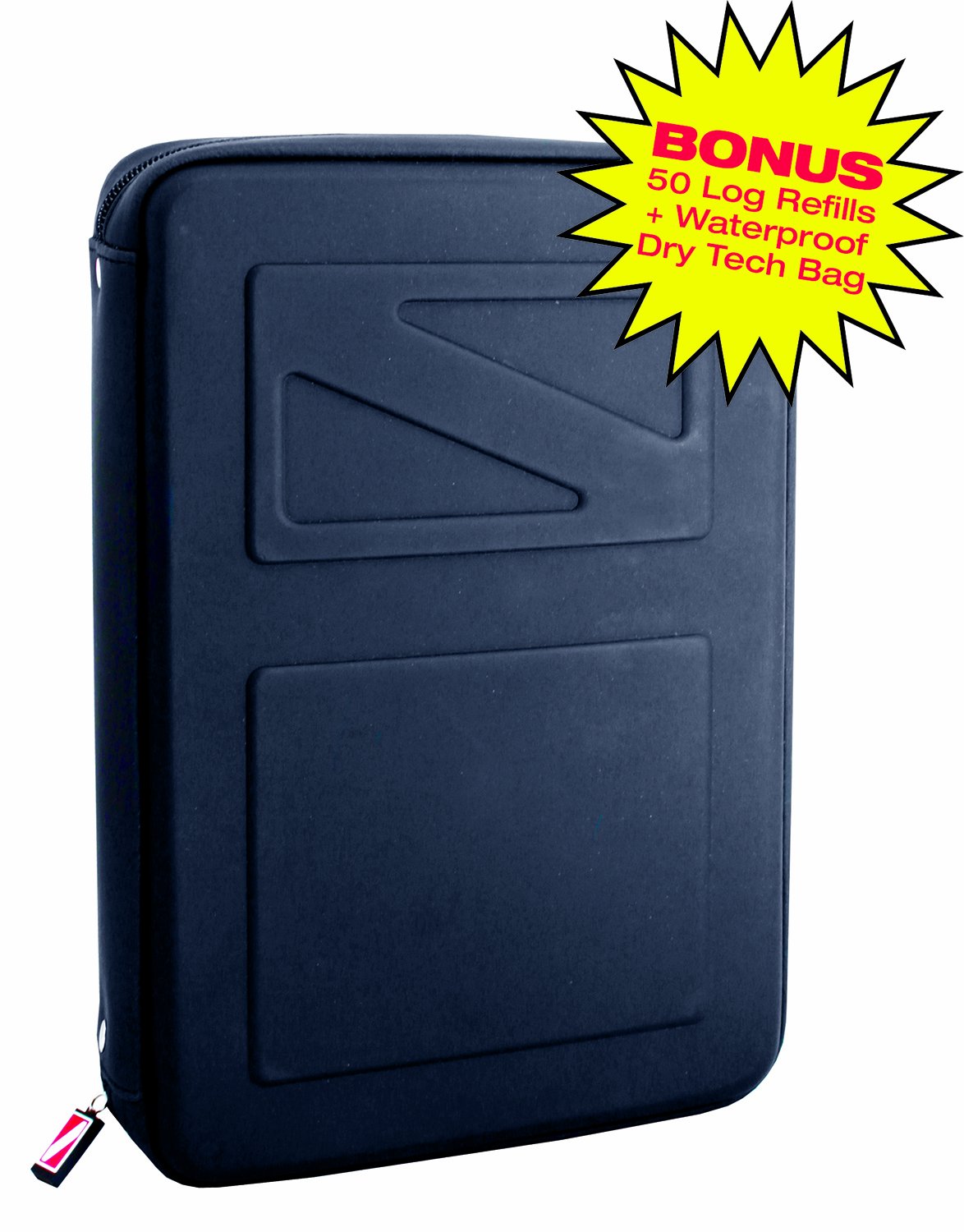 Scuba Diving Log Book Binder 50 Refills Waterproof Tech Dry Bag