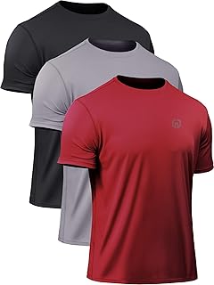 neleus men's dry fit mesh athletic shirts