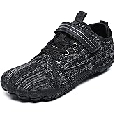 funbank Barefoot Shoes Kids Wide Toe Box Shoes Boys Girls Footwear Zero Drop Orthopedic Minimalist Walking Sneakers for Little/Big Kids Indoor Outdoor Lightweight Running Wrestling Tennis